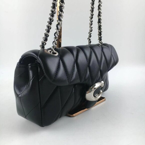 tabby Coach shoulder bag 26 with quilting - Picture 5 of 12